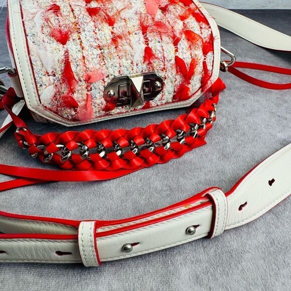 Authentic Alexander McQueen Vintage Shoulder Bag Tweed Leather - Picture 6 of 13